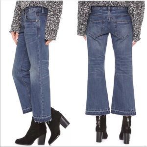 Free People Chelsea Released Hem Crop Jeans